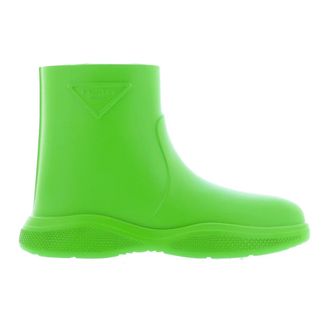 Prada Schoenen, Dames, Groen, 36 EU, Groene Enkellaarzen Aw 23 Stijlvol