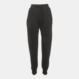 Dries Van Noten Black Jersey Sweat Pants