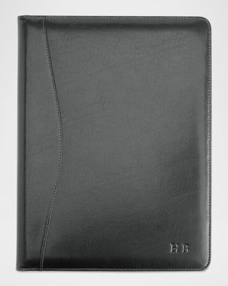 Royce Leather Executive Leather Writing Portfolio, Personalized