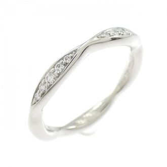 Chanel Platinum 950 Band Ring (Pre-Owned)