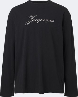 Jacquemus Logo cotton and hemp jersey T-shirt