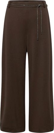 Rabe Wijde Culotte Broek - Dames - Broeken - Bruin - Maat: L