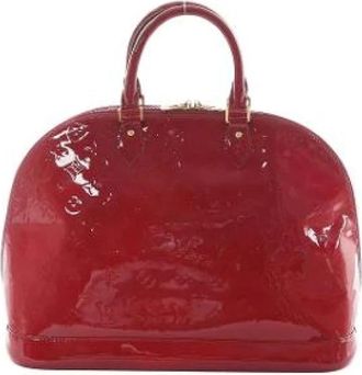 Louis Vuitton Pre-owned Handbags, female, Red, Size: ONE SIZE Pre-owned Alma GM