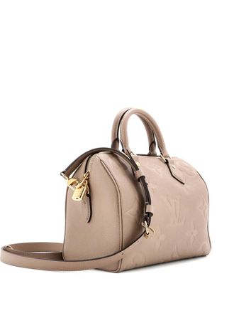Louis Vuitton Speedy Bandouliere Bag Monogram Empreinte Giant 25 satchel - Beige