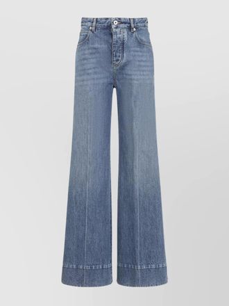 Bottega Veneta denim wide-leg trousers