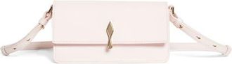 Christian Louboutin Mini Bettina Leather Crossbody Bag in P648 Poupee/Gold at Nordstrom