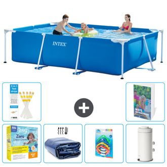 Intex Piscina Con Estructura Rectangular - 300x200x75 Cm - 7-piezas S7