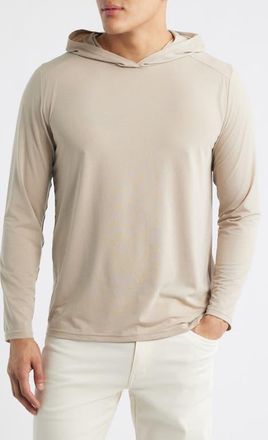 Fair Harbor The Seabreeze Performance Pullover Hoodie in Sand at Nordstrom, Size Xx-Large