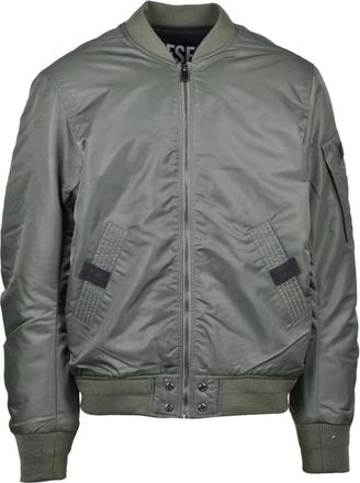 Diesel Bomberjack met ritssluiting - Heren - Bomber jackets - Groen - 2XL - Jassen