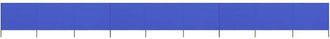 vidaXL 9-panel Wind Screen Fabric 1200x80 cm Azure Blue vidaXL