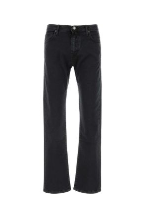 Incotex Black Stretch Denim Jeans