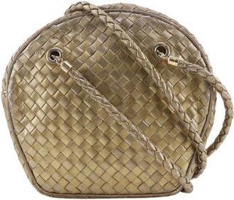 Bottega Veneta Pre-owned Cross Body Bags, female, Yellow, Size: ONE SIZE Pre-owned Vintage Cross Body Bag