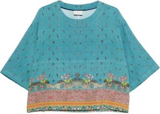 Pierre-Louis Mascia Pierre Louis Mascia Womens Printed Silk Blouse