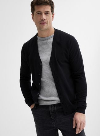 Le 31 Mens Silky knit Cardigan Sweater