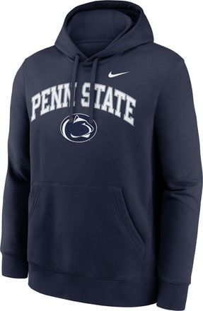 Nike Penn State Arch Nike Mens College Pullover Hoodie in Blue | NKDK41SPSN-Y48