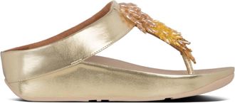 FitFlop Dames Fit Flop Rumba Ombre Toe-Thong Sandalen in Beige