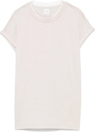 Eleventy T-shirt in cotone a maniche corte - Toni neutri