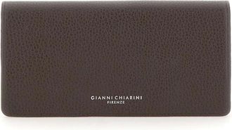 Gianni Chiarini Accessoires, Dames, Bruin, ONE Size, Leer, Grain Wallet