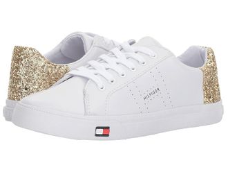 Tommy Hilfiger Lune Womens Shoes White/Gold : 9.5 M, Synthetic
