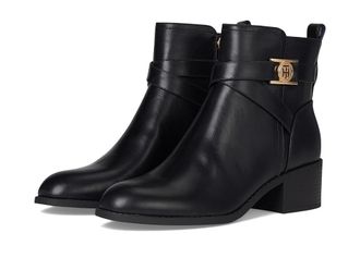 Tommy Hilfiger Dazni Womens Boots Black : 5.5 M, Faux Leather