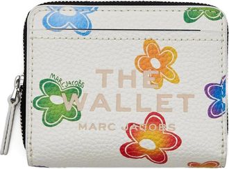 Marc Jacobs Portafoglio The Wild Daisy compatto mini - Bianco
