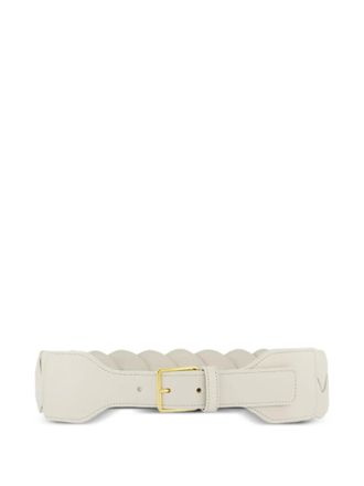 Altuzarra braided calf-leather belt - White
