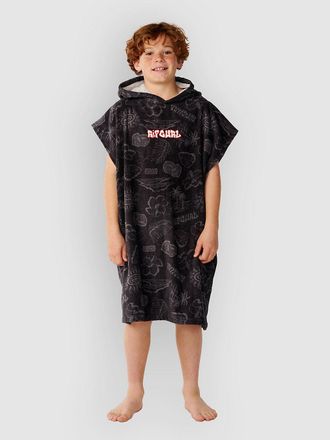 Rip Curl Sessions Hooded - Boy Handtuch schwarz