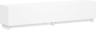 vidaXL Soporte De Tv 179,5 X 34,5 X 40 Cm Blanco Madera De Ingenier&iacute;a Vidaxl