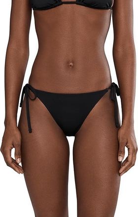 Nike Effortless Essential Tie String Bikini Bottom Womens Swimwear Black : MD, Polyester/Spandex