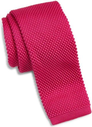Clifton Wilson Fuchsia Knit Silk Tie in Pink at Nordstrom