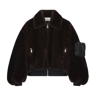 Coperni Chaqueta Bomber de Piel Sint&eacute;tica - Jackets - Mujer - Marr&oacute;n - S