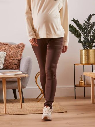 Vertbaudet Umstands-Treggings, Schrittl&auml;nge 82 cm dunkelbraun