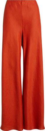 Reformation Gale High Waist Linen Pants in Chili Mango at Nordstrom, Size X-Small