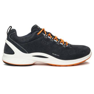 Ecco Ecco Biom Fjuel 837534 Leather Mens Low Top Trainers - Navy - Size:UK 8-8.5
