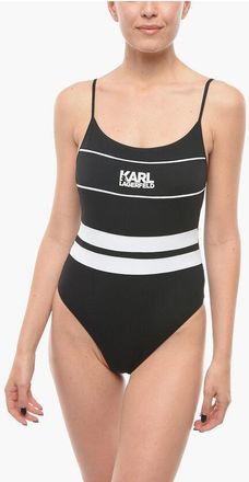 Karl Lagerfeld Open Back One-Piece Swimsuit size Xs