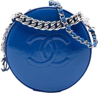 Chanel Borsa a mano in vernice Pre-owned - - Pre-owned - Donna - Blu - ONE SIZE
