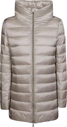 Save The Duck Padded High-Collar Jacket with Quilted Texture