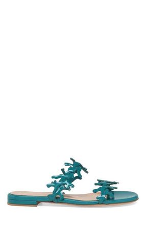 Gianvito Rossi Ocean Mule in Turquoise Nappa at Nordstrom, Size 39.5