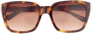 Ted Baker 54mm Gradient Square Sunglasses in Tortoise at Nordstrom Rack