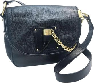 Michael Kors Tweedehands leren schoudertassen - Dames - Vintage Schoudertas - Zwart - ONE Size - Leer - Vintage