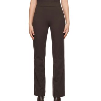 Rag & Bone Irina Ponte Trouser In Brown