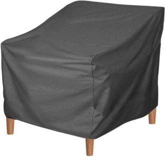 OEM Funda Protectora Impermeable De Tela Oxford Negra, 96,5 X 89 X 79 Cm, Para Sillas De Jard&iacute;n, Ideal Para El Ocio, 1 Unidad