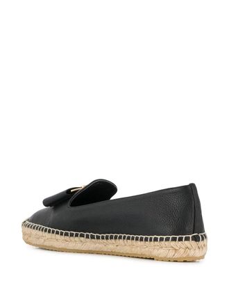 Ferragamo Sannio Espadrille Flat - Black