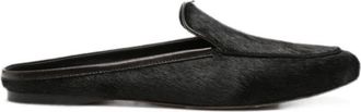 Forte_Forte Pony skin sabot loafers - female - Forte Forte - Mules - Black - 4 UK - Shoes