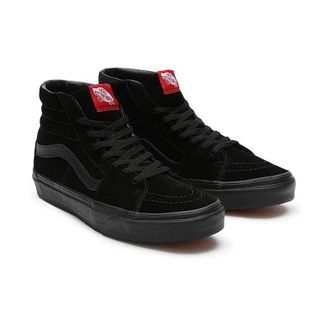 Vans Mens Vans UY Sk8-Hi VN000D5IBKA1 Sneakers Black Leather High Top Trainers Shoes