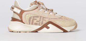 Fendi Sneakers Flow Fendi in camoscio e mesh