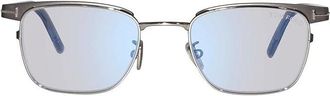 Tom Ford FT5854-D-B005 Rectangle Full Rim Eyeglasses - Gray