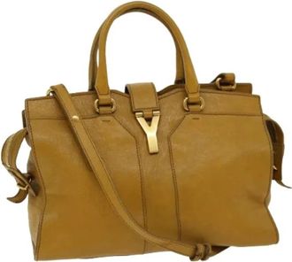 Saint Laurent Pre-owned Handbags, female, Yellow, Size: ONE SIZE Pre-owned Vintage Handbag