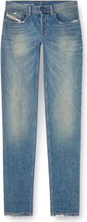 Diesel Slim-fit Jeans - Heren - Regular Fit Jeans - Blauw - W34 - Leer - Jeans