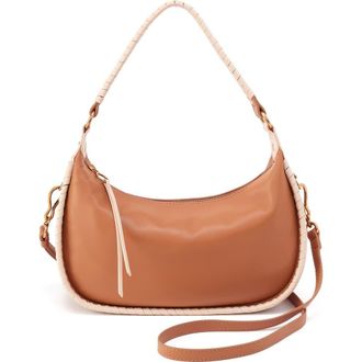 Hobo Mia Leather Crescent Hobo in Warm Cashew at Nordstrom